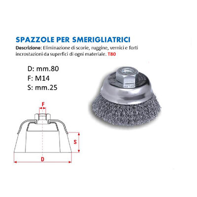 Spazzola per Trapano Circolare modello G60 - Top Color